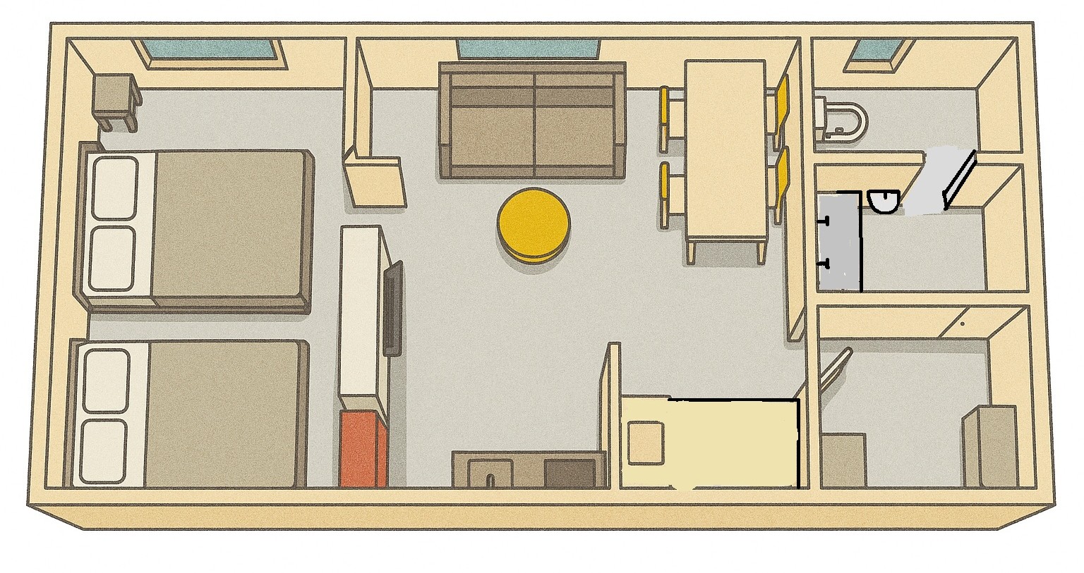 luxusní apartmán Kavrlík Kašperské Hory